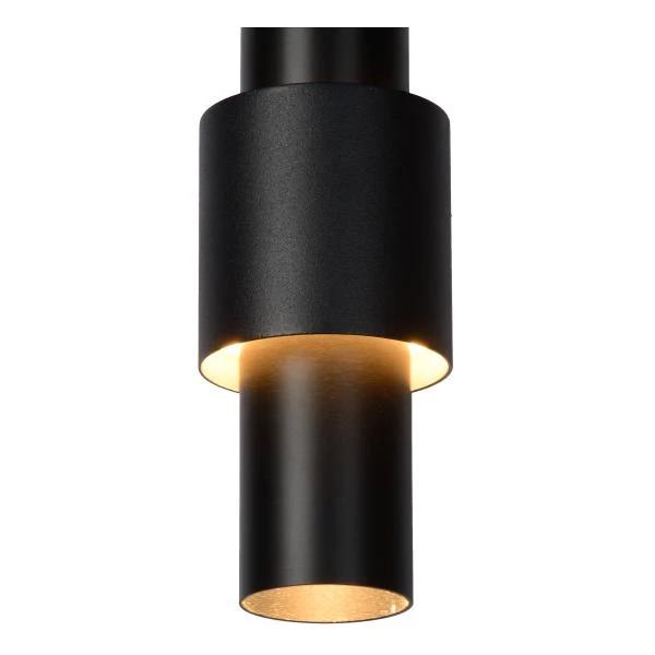 Lucide MARGARY - Pendant light - Ø 28 cm - LED Dim. - 3x4W 2700K - Black - detail 2